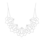 Collar en plata con Zircón