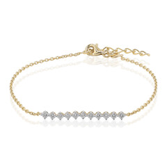 VS1 (G) Brillant-Silberarmband
