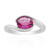 Anello in argento con Fluorite Rosa