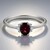 Anello in argento con Granato Tocantin