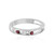 Noble Red Spinel Silver Ring (Adela Silber)