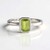 Anello in argento con Peridoto