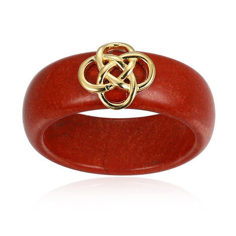 Red Jasper Silver Ring