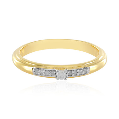 Anello in argento con Diamante I3 (J)