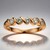 Anello in oro con Diamante Rose de France SI1 di Argyle (Annette)
