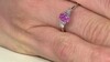 Gouden ring met een roze saffier (CIRARI)
