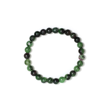 Rubin-Zoisit-Armband