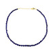 Blue Bemainty Sapphire Silver Necklace