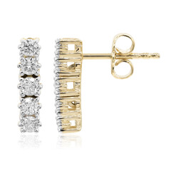 Pendientes en plata con Diamante VS1 (G)