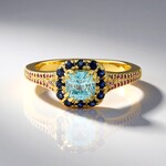 Anello in argento con Zircone Ratanakiri (Adela Silber)