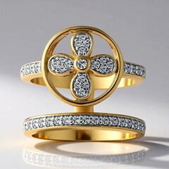 Anello in oro con Diamante SI1 (G) (Annette)