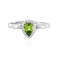 Anello in argento con Peridoto