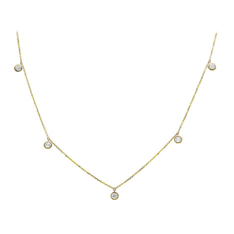 Collana in oro con Diamante SI1 (H) (CIRARI)