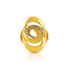 Anillo en plata con Diamante I3 champán (de Melo Essence)