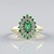 Anello in oro con Smeraldo Zambia