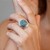 Fuchsite Silver Ring (dagen)