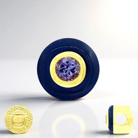 Ciondolo in argento con Tanzanite (MONOSONO COLLECTION)