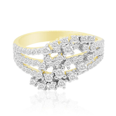 9K SI1 (G) Diamond Gold Ring (Annette)