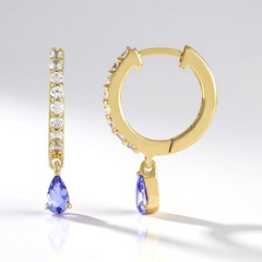 Orecchini in argento con Tanzanite