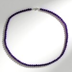 Collana in argento con Ametista Zambiana
