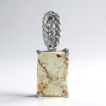 Ciondolo in argento con Magnesite