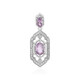 Ciondolo in argento con Ametista Rose de France