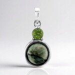 Ciondolo in argento con Mariposite