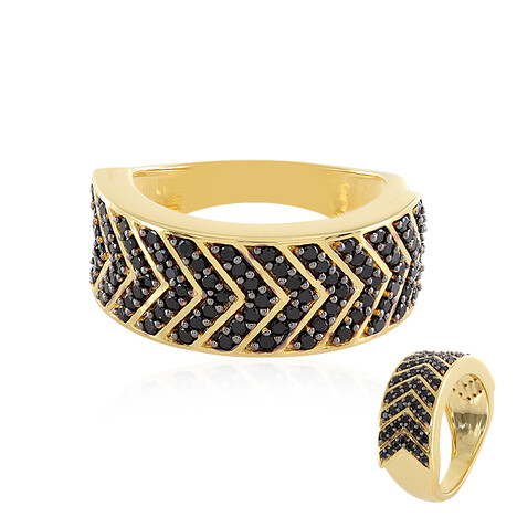 Anello in argento con Spinello Nero