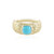 Bague en or et Turquoise Sleeping Beauty (Ornaments by de Melo)