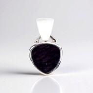 Pendentif en argent et Hypersthène