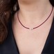 Collana in argento con Rubino Mozambico (Riya)