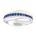 Bague en argent et Saphir Bleu de Tuléar (de Melo Essence)