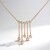 Collana in argento con Zircone (M de Luca)