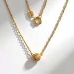 Collana in argento con Citrino (Adela Silber)