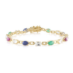 Socoto Emerald Silver Bracelet