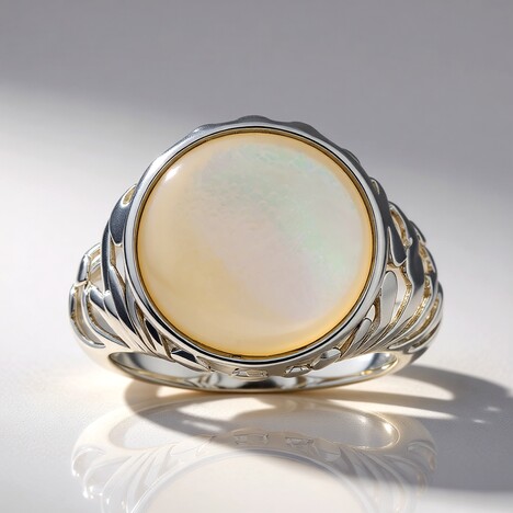 Anello in argento con Madreperla (SAELOCANA)
