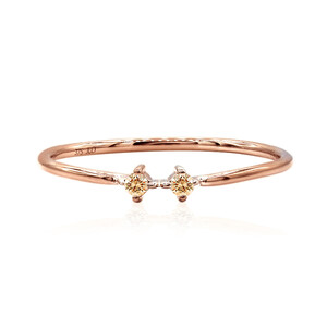 Bague en or et Diamant rose de France SI1 d'Argyle  (Annette)