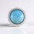 Pendentif en argent et Larimar (MONOSONO COLLECTION)