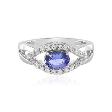Anello in argento con Tanzanite