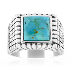 Kingman Blue Mojave Turquoise Silver Ring (Faszination Türkis)
