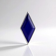 Ciondolo in argento con Calcedonio Blu (MONOSONO COLLECTION)