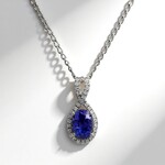 Collana in oro con Tanzanite AAA (CIRARI)