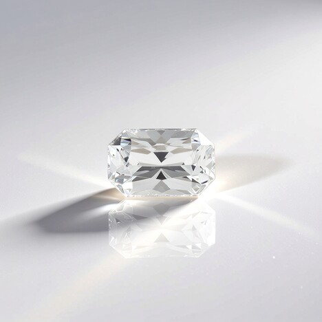 Gemma con Zaffiro Bianco 0,267 ct