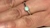 Zilveren ring met een Aqua Chalcedoon