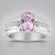 Anello in argento con Kunzite