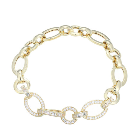 Edelstein-Silberarmband (Adela Silber)