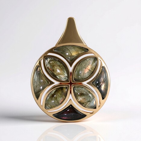Ciondolo in argento con Labradorite Ramata Maniry (KM by Juwelo)