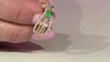 Anillo en oro con Esmeralda de Zambia AAA (CIRARI)