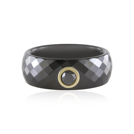 Black Diamond Ceramic Ring