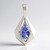 Ciondolo in argento con Tanzanite (Pallanova)